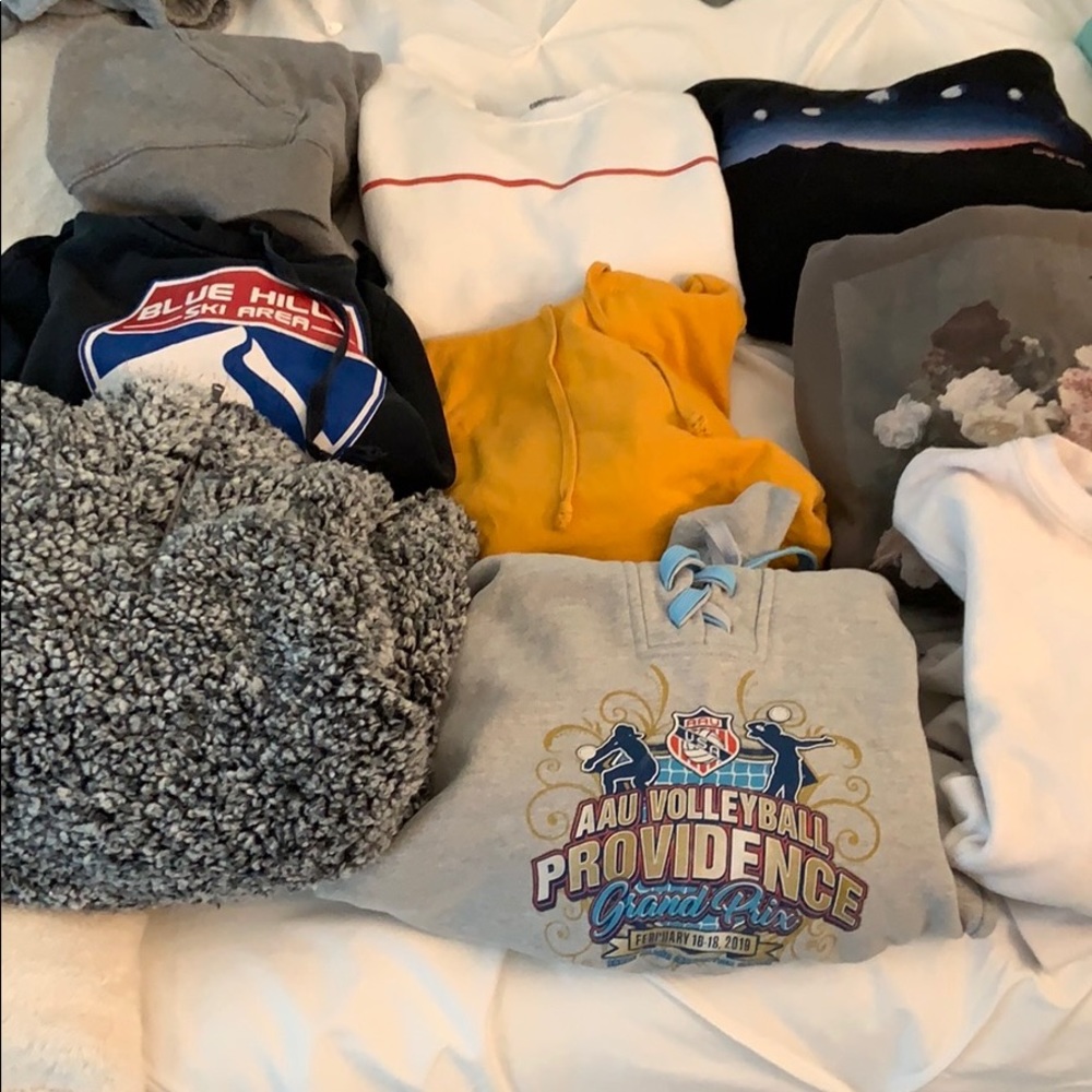 9 piece trendy sweatshirt set